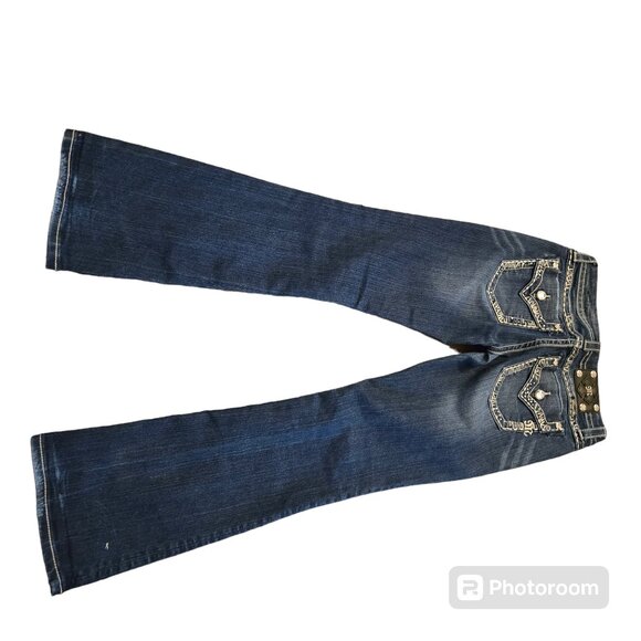 Miss Me Pants - Miss Me Embellished Easy Boot Size 26 Inseam 31 JE8035ER Cowgirl